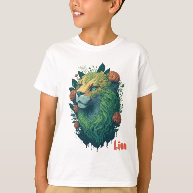 CAMISETA LEÃO FOFO (Frente)