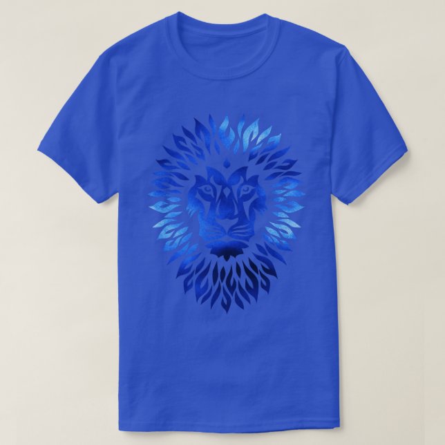 Camiseta Leão Geométrico (Frente do Design)