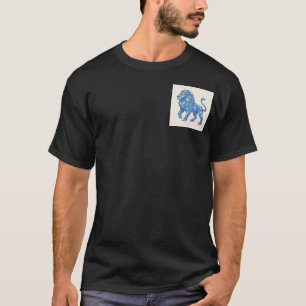 Camiseta Leão Geométrico Holográfico