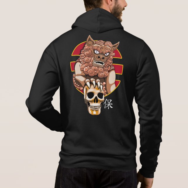 Camiseta Leão guardião chinês - Foo Dog (Verso)