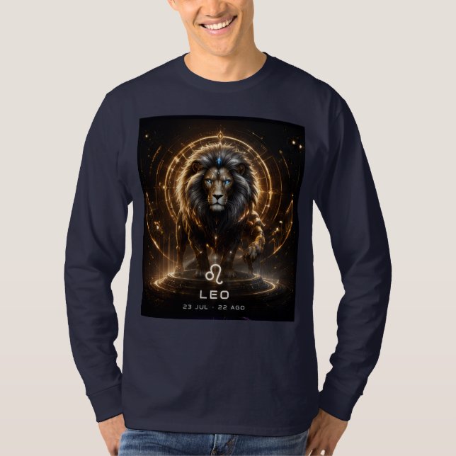Camiseta Leão, horóscopo,  (Frente)