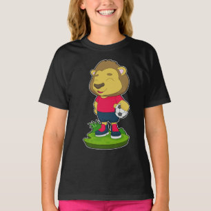 Camiseta Leão Jogador de handebol Handebol