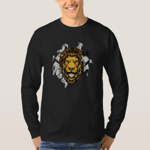 Camiseta Leão Leão Cabeça - O Rei Do Animal Vira