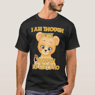 Camiseta Leão Leão Criança Gatinho Eu Sou Embora Fofo Emb