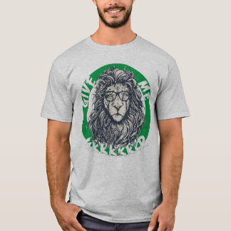 Camiseta Leão Legal com Óculos Gráfico