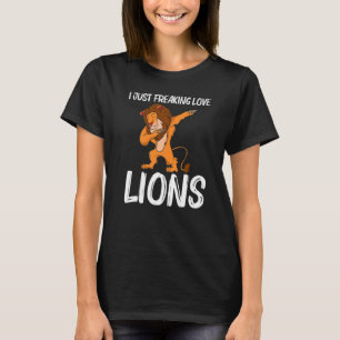 Camiseta Leão legal Para Homens, Selgle Safari Animal 1