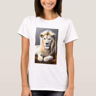 Camiseta Leão Majestoso Branco Eetano