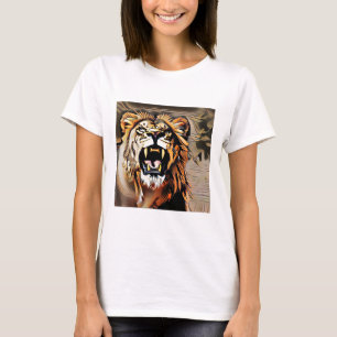 Camiseta Leão Majestoso Fierce - Rei Das Bestas