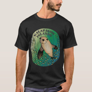 Camiseta Leão Marinho Ilhas Galapagos