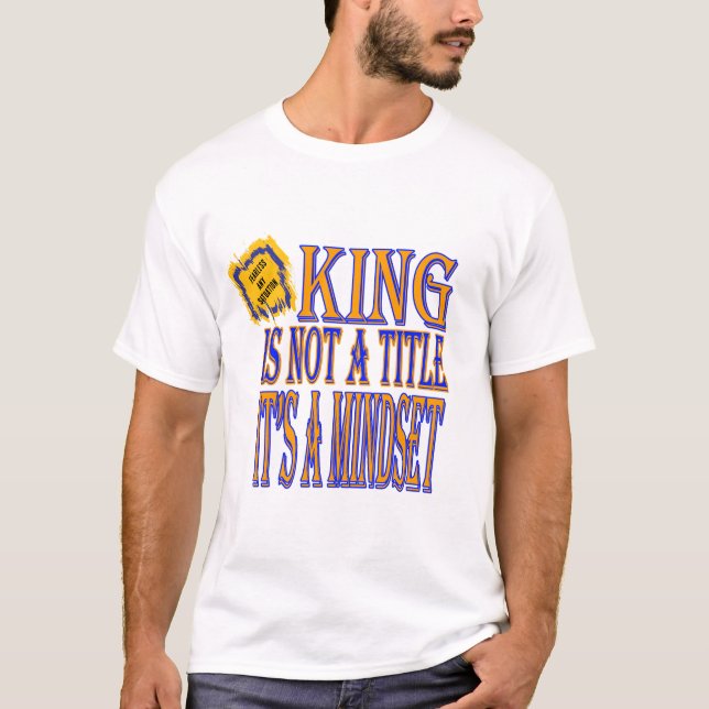 Camiseta Leão Mentalidade de Rei (Frente)