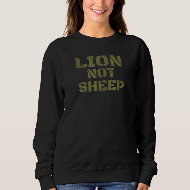 Camiseta Leão Não Ovinos (Frente)
