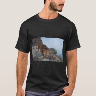 Camiseta Leão nas montanhas (por Richard Friese)
