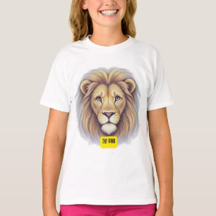 Camiseta Leão. O Rei
