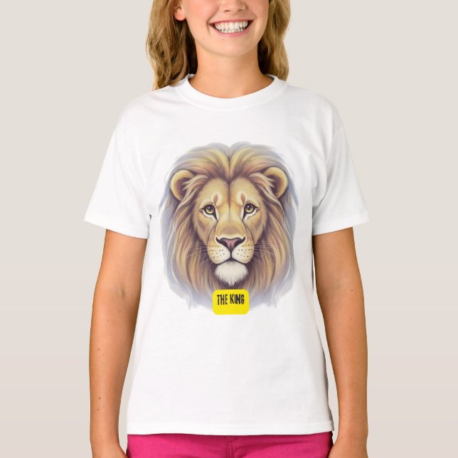 Camiseta Leão. O Rei (Frente)