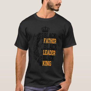 Camiseta Leão Pai Negro Padre Negro Líder Negro Rei Fath