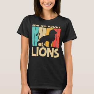 Camiseta Leão Para Homens Leão Selva Safari Animal