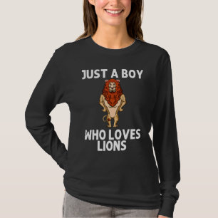 Camiseta Leão Para Meninos Meninos Lioness Zookeeper Africa