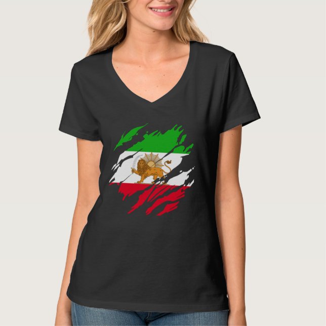 Camiseta Leão Persa Iraniano Irã (Frente)