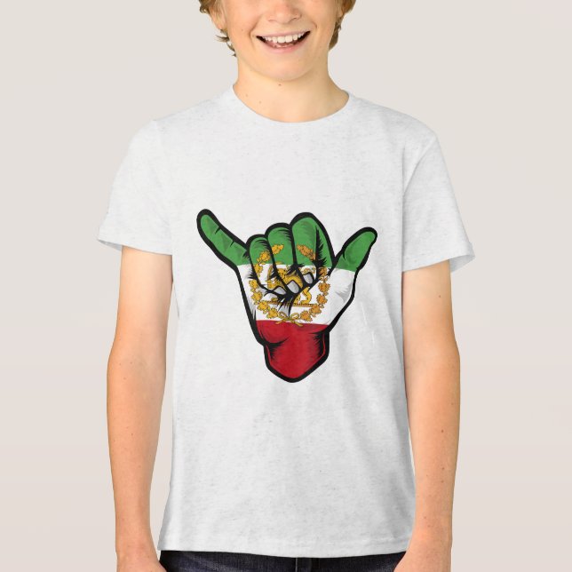 Camiseta Leão Persa Shaka Mão (Frente)