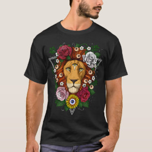 Camiseta Leão Psicodélico