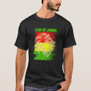 Camiseta Leão Rasta de Judá Reggae Roots Jamaica Rasta Reg