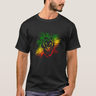Camiseta Leão Rasta Reggae de Judá Rastafáriano Rastafari