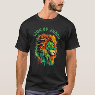 Camiseta Leão Rastafari de Judah Jamaica Souvenir Rasta Roo