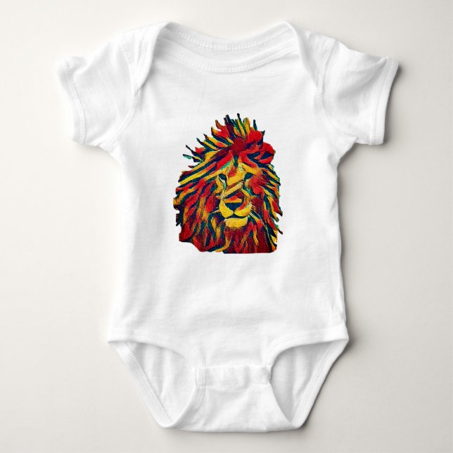 Camiseta Leão real de Rasta (Frente)