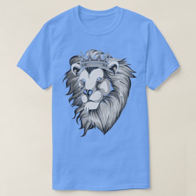 Camiseta Leão Rei Coroa (Frente do Design)