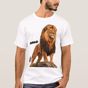 CAMISETA LEÃO — REI DA SELVA
