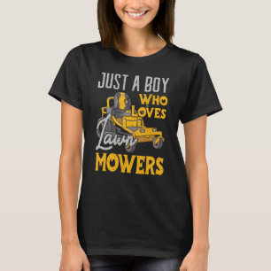 Camiseta Leão Remando Apenas Um Menino Que Ama Mowers Garde