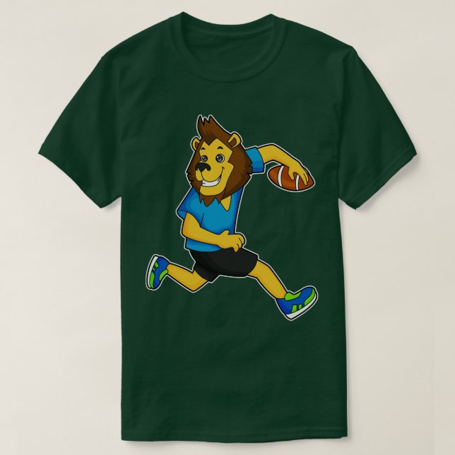 Camiseta Leão Rugby (Frente do Design)