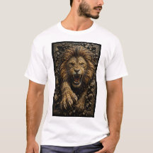 Leão Rugindo – Micro Mosaico 3D