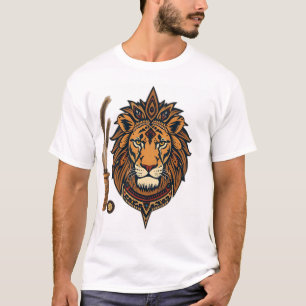 Camiseta Leão Tribal com Tonturas Terrestres
