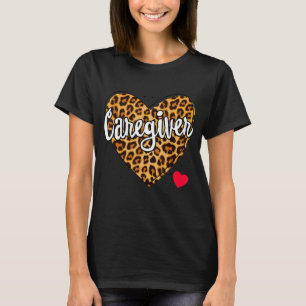 Camiseta Leaopard Orgulhoso enfermeiro que presta cuidados