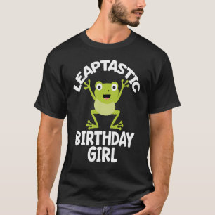 Camiseta Leap Year Birthday Girl Pun 29 de fevereiro Sapo