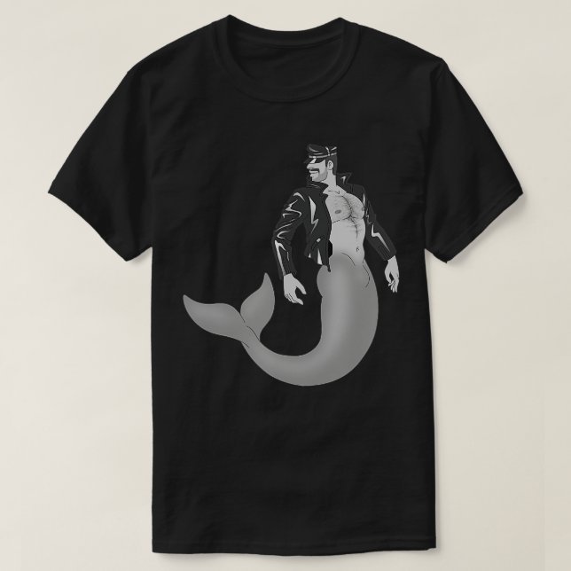 Camiseta Leather Pai Merman (Frente do Design)