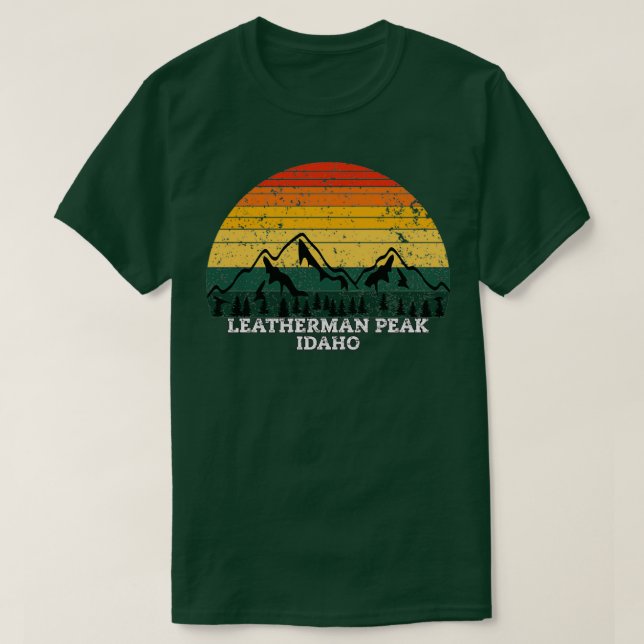 Camiseta Leatherman Peak Idaho (Frente do Design)