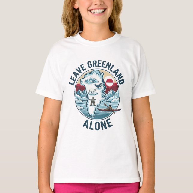 Camiseta Leave Greenland Alone (Frente)