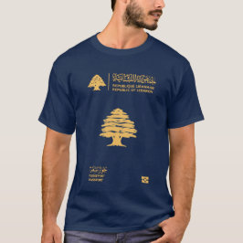 Camiseta Lebanon passport