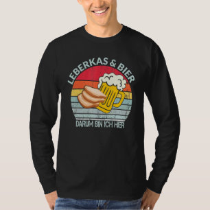 Camiseta Leberkas Fígado Queijo Que Diz Carne Baviera Che