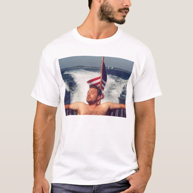 Camiseta Lebo no barco (Frente)
