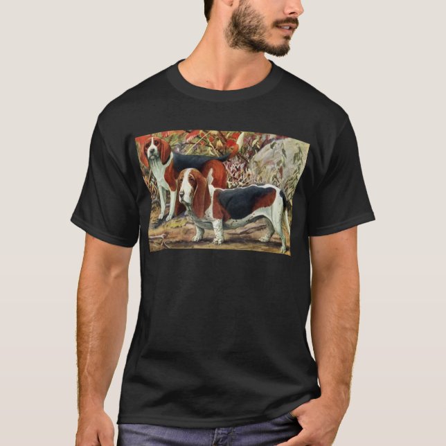 Camiseta Lebreiro e Basset Hound (Frente)
