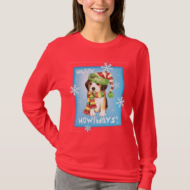 Camiseta Lebreiro feliz de Howliday (Frente)