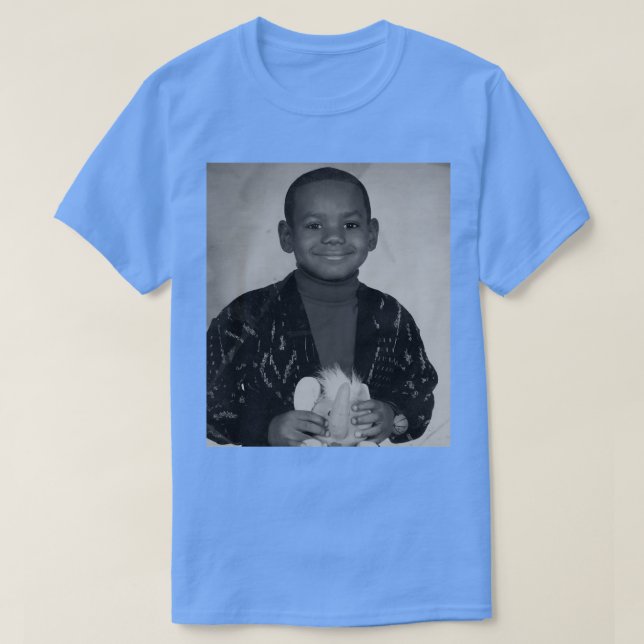 Camiseta LeBron James Kid BW (Frente do Design)