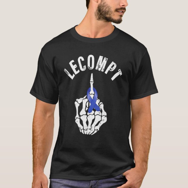 Camiseta Lecompt Ribbon Skeleton Hand Bone 2 (Frente)