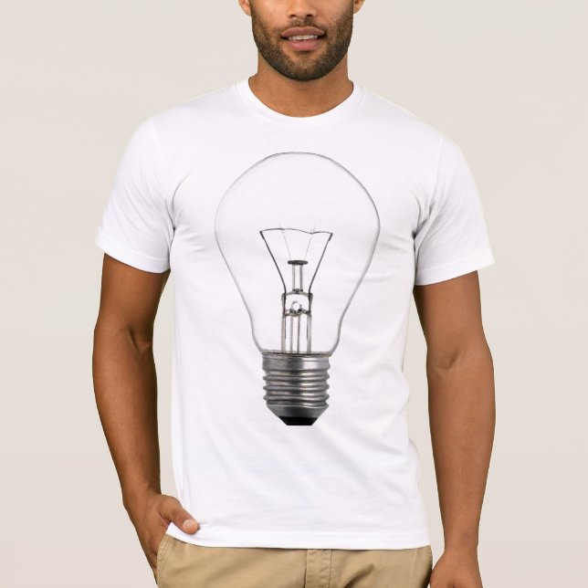 Camiseta LED da lâmpada de incandescência (Frente)