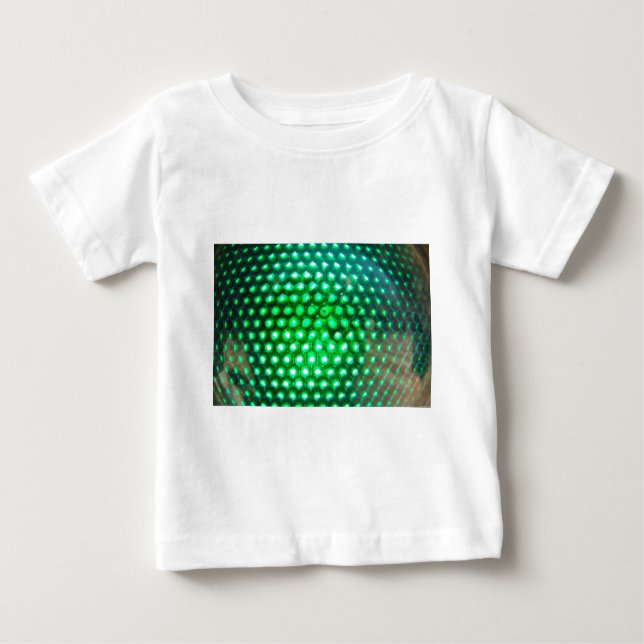 Camiseta LED-verde-luzes948 DISCO BALL VERDE NEON LUZ F (Frente)