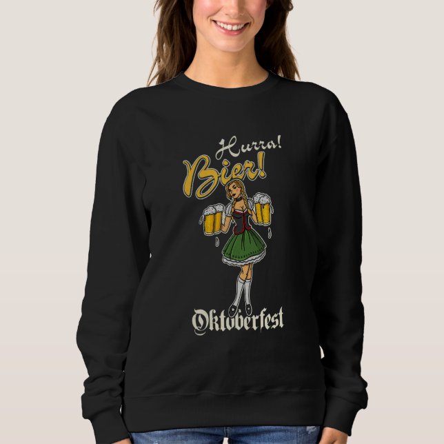 Camiseta Lederhosen Dirndl Beer Beer Mug Volksfest Bavaria  (Frente)