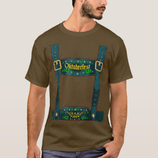 Camiseta Lederhosen Suspenders Oktoberfest Halloween Bavari